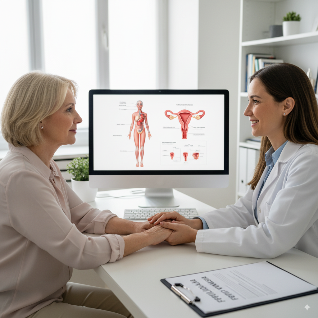 Símbolo para fertilidad y menopausia