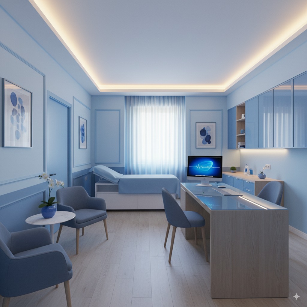 Detalles del equipo médico para consultas ginecológicas